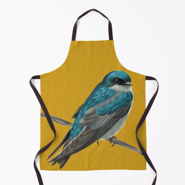 Item preview, Tree swallow bird illustration designed and sold by nightlyforest.