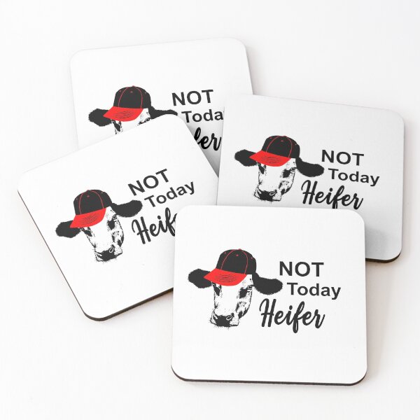 Item preview, Not Today Heifer - Stern Cow with Cap designed and sold by ittybittyowl.