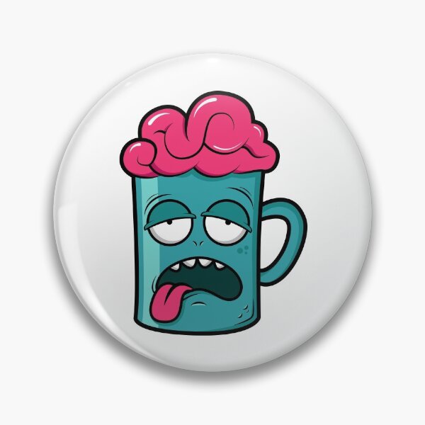Item preview, cup character with brain exposed designed and sold by dogan ksa.