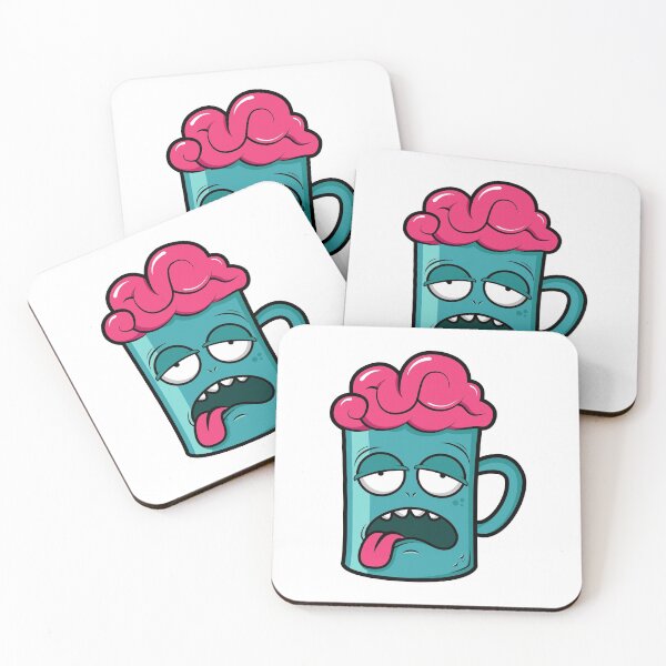 Item preview, cup character with brain exposed designed and sold by dogan ksa.