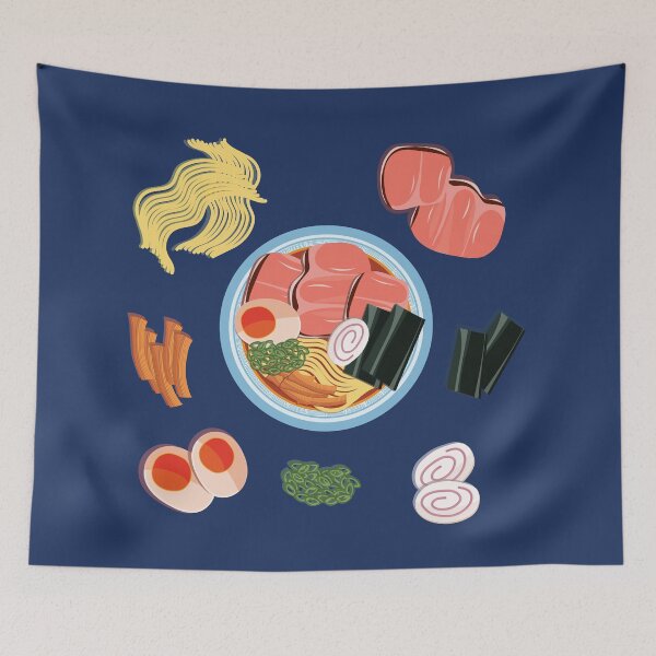 Item preview, Japanese Shoyu Ramen Bowl Recipe designed and sold by Alicia Chee.