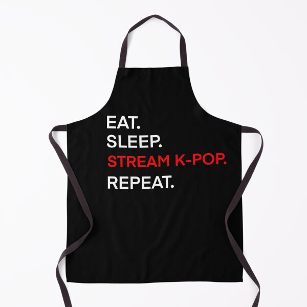Item preview, Eat Sleep Stream K-pop Repeat designed and sold by Amy Hearts.
