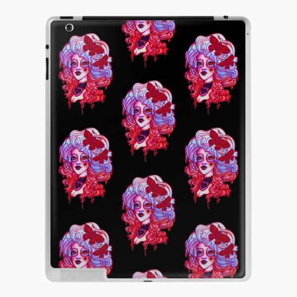 Heart Moth Lady iPad Skin