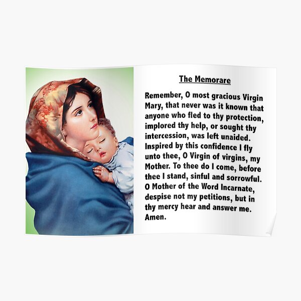 The Memorare Poster