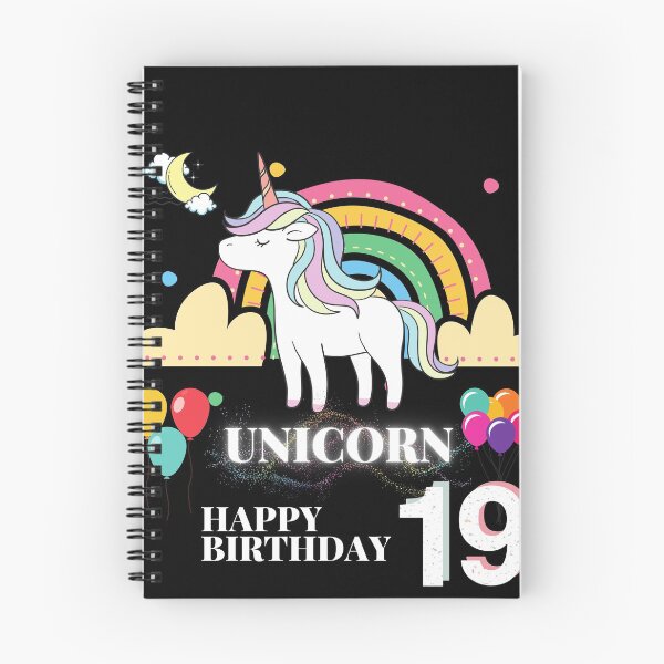 Aperçu de l'œuvre Chemise anniversaire licorne 19 ans créée et vendue par MYRayongShop.