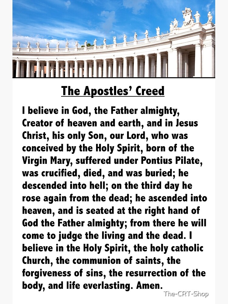 The Apostles' Creed by The-CRT-Shop