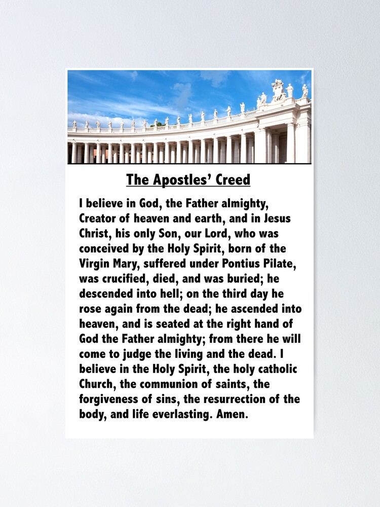 Alternate view of The Apostles' Creed Poster