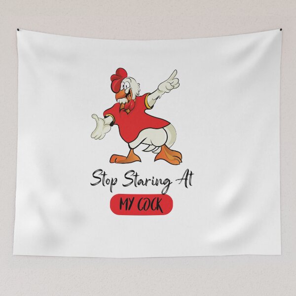 Item preview, You Saying Stop Staring At My Cock Tshirt Design Penis Rooster Chicken designed and sold by KARTICK DUTTA.