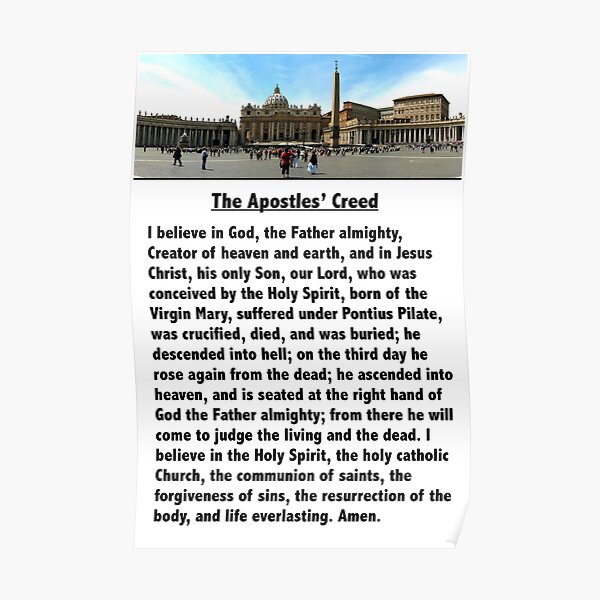 The Apostles' Creed Poster