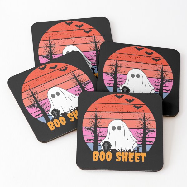 Item preview,  BOO SHEET RETRO VINTAGE DESIGN SHIRT FOR HALLOWEEN designed and sold by farhatkhanfir.