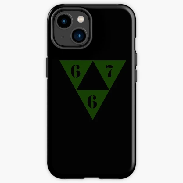 667 BLACK LOGO ⁶₆⁷ iPhone Case by buccistore