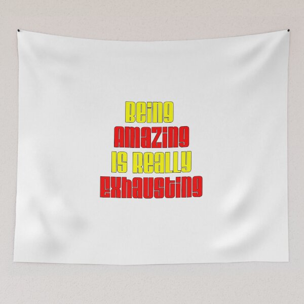 Item preview, Being Amazing Is Really Exhausting designed and sold by jaycartoonist.