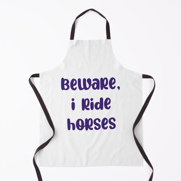 Item preview, Beware, I Ride Horses | equestrian design designed and sold by robinverheul.