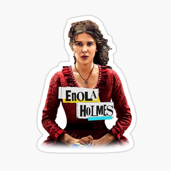 Camiseta de la película de Enola Holmes Pegatina