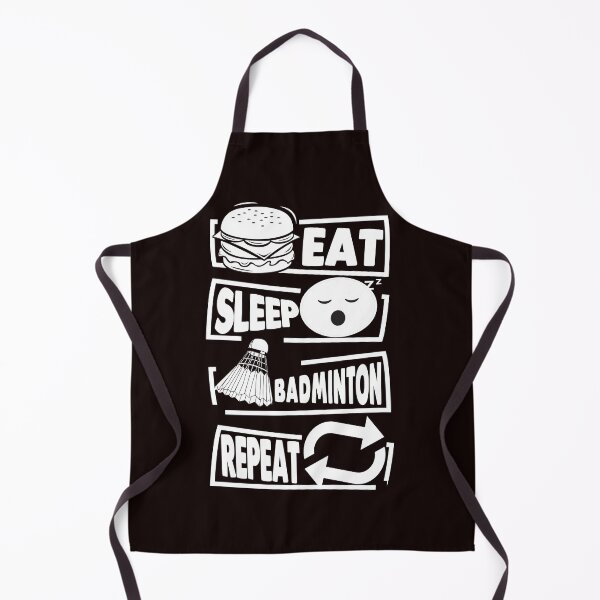 Item preview, eat sleep badminton repeat funny badminton lover gift designed and sold by Majesticoo.