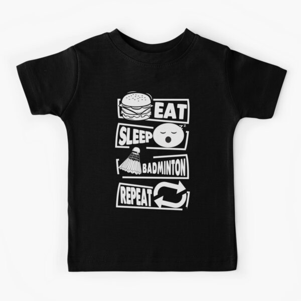 Item preview, eat sleep badminton repeat funny badminton lover gift  designed and sold by Majesticoo.