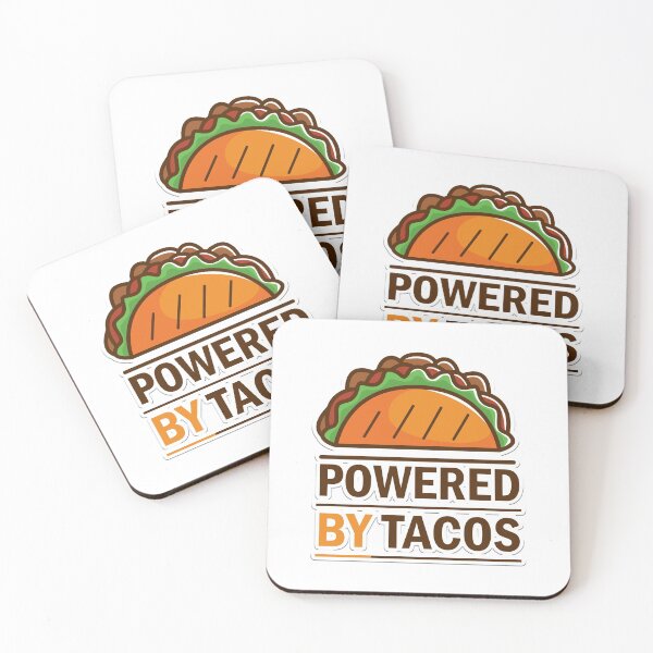 Aperçu de l'œuvre Alimenté par Tacos Funny Food créée et vendue par letsgoh.
