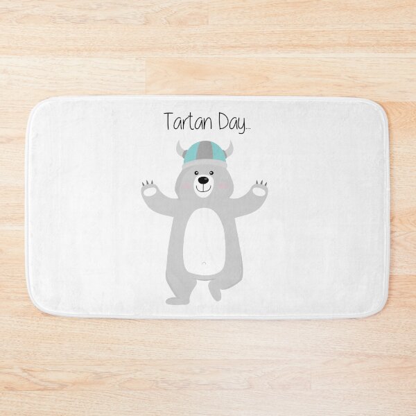 Item preview, Cute Bear in Viking Hat  National Tartan Day designed and sold by thewishdesigns.