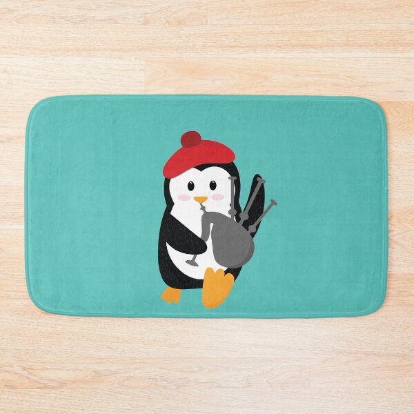 Item preview, Penguin the Scottish Bagpipes Player  National Tartan Day designed and sold by thewishdesigns.