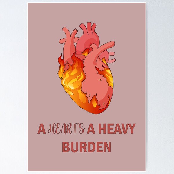Item preview, A Heart is a Heavy Burden  designed and sold by iilustra.