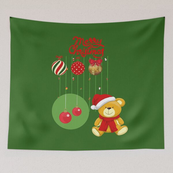 Item preview, Cute Bear Merry Christmas designed and sold by Jeanettcha.