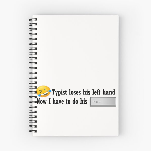 Item preview, Typist can't do his shift designed and sold by PillowPuns.
