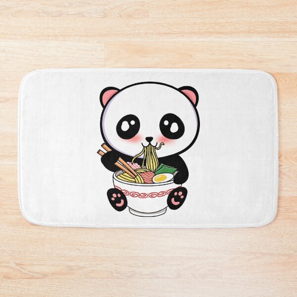Item preview, Panda Eating Ramen Cute Kawaii Noodles designed and sold by ButterflyX.