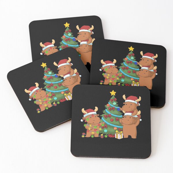 Item preview, Christmas Tree Gift Moose Gifts Kids Moose Christmas Moose designed and sold by DSWShirts.