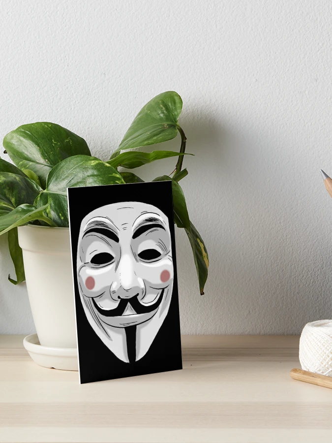 Anonymous Hacker Mask Poster for Sale by blacksnowcomics