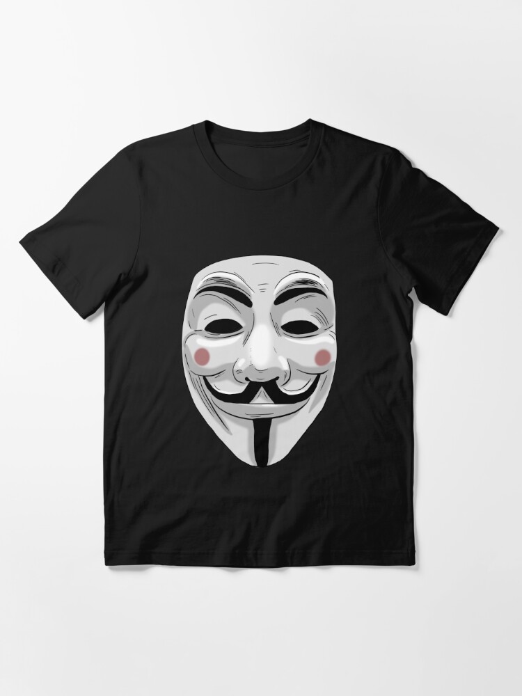 Anonymous Hacker Mask Essential T-Shirt for Sale by