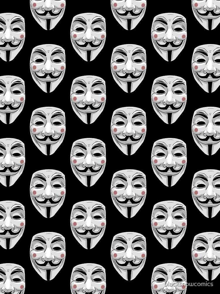 Anonymous Hacker Mask Poster for Sale by blacksnowcomics