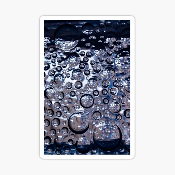 Item preview, Blue Tinted Bubble pattern in the glass designed and sold by Tom Carpenter.
