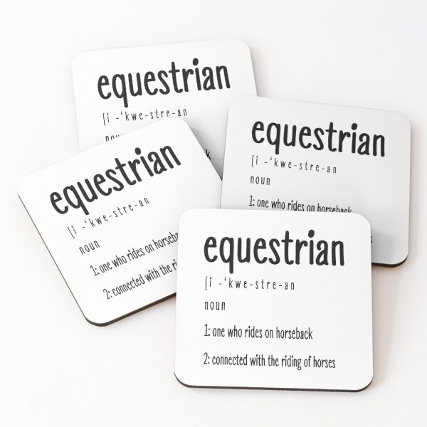 Item preview, Equestrian Dictionary Definition de diseño | diseño ecuestre designed and sold by robinverheul.