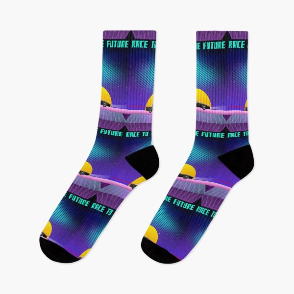 Item preview, Race to the Future 80s Retro Neon Arcade Design designed and sold by up4tee.