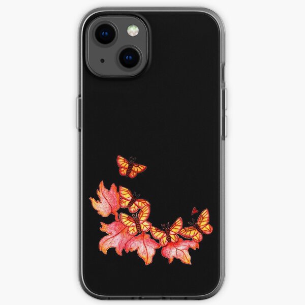 Rosy Maple Moths iPhone Soft Case