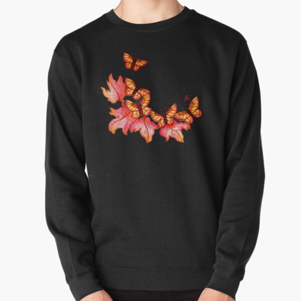 Rosy Maple Moths Pullover Sweatshirt