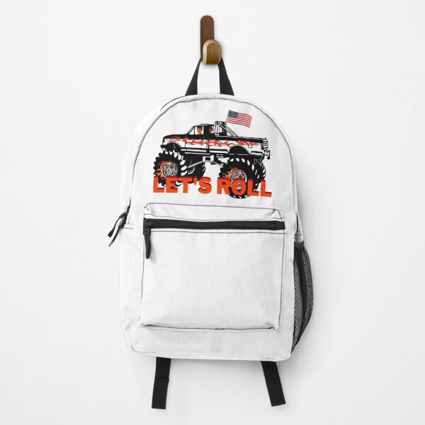 Item preview, Let's Roll Monster Truck With Flames designed and sold by Mary Riley.