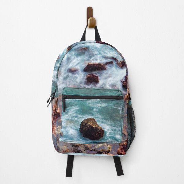Item preview, Rocky Ocean Sea Coast Shore With White Blue Waves designed and sold by MonsaviFashion.