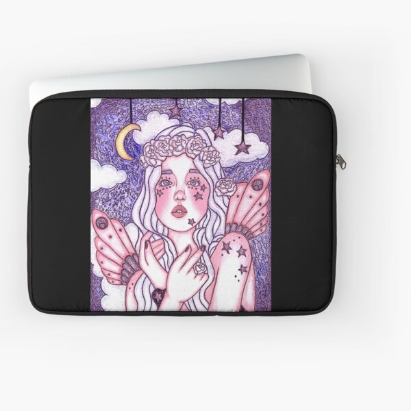 Among The Stars In Lavender Evening Star Fairy Laptop Sleeve