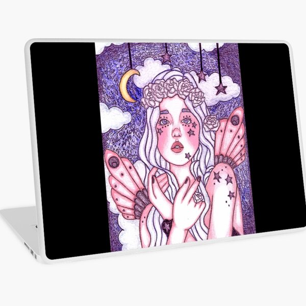 Among The Stars In Lavender Evening Star Fairy Laptop Skin