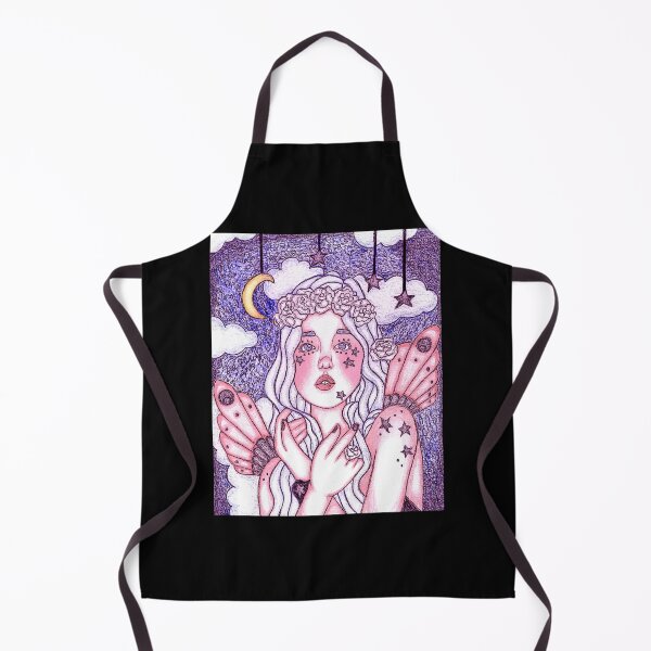 Among The Stars In Lavender Evening Star Fairy Apron