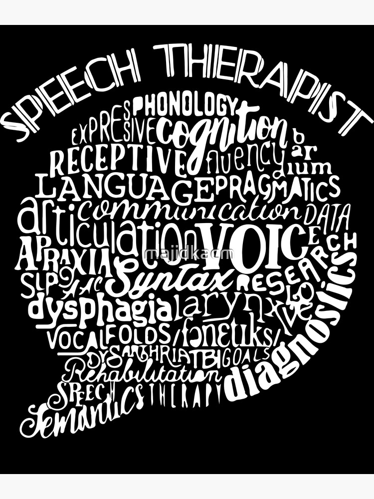 "Speech Language Pathology Gifts, SLP Appreciation" Poster for Sale by