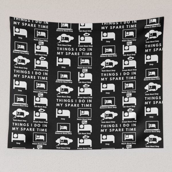 Item preview, Things I Do In My Spare Time Sleep designed and sold by DarkHumorstore.