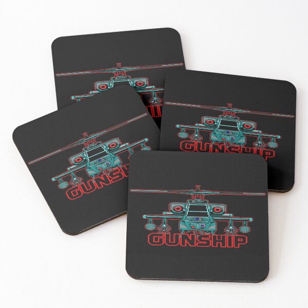 Item preview, GunShip Amstrad CPC videogames pixel art designed and sold by Mr-Retropixel.