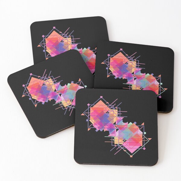 Item preview, Rainbow geometric geek design designed and sold by Michael Schmidt.