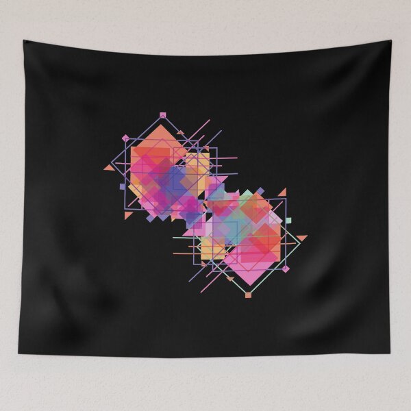 Item preview, Rainbow geometric geek design designed and sold by Michael Schmidt.