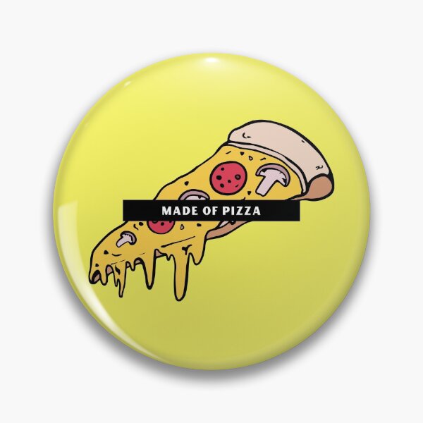 Item preview, Hecho de pizza designed and sold by OnlyCoolTees.