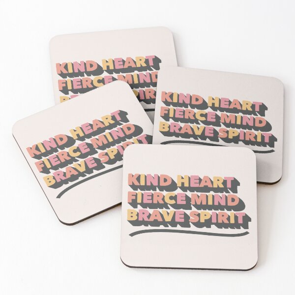 Item preview, Kind Heart, Fierce Mind, Brave spirit designed and sold by MadeByMeera.