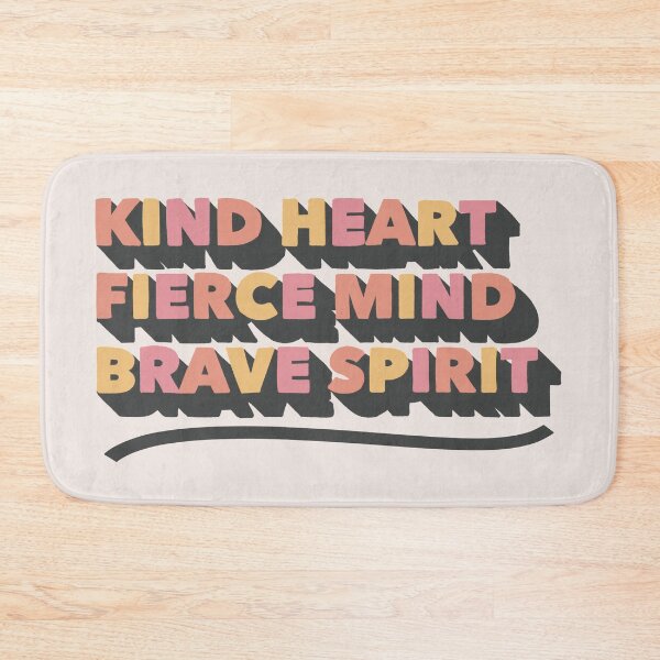 Item preview, Kind Heart, Fierce Mind, Brave spirit designed and sold by MadeByMeera.