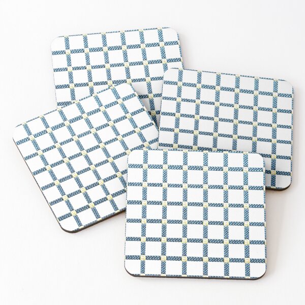 Item preview, Yellow Blue Grids designed and sold by Adisak-designs.